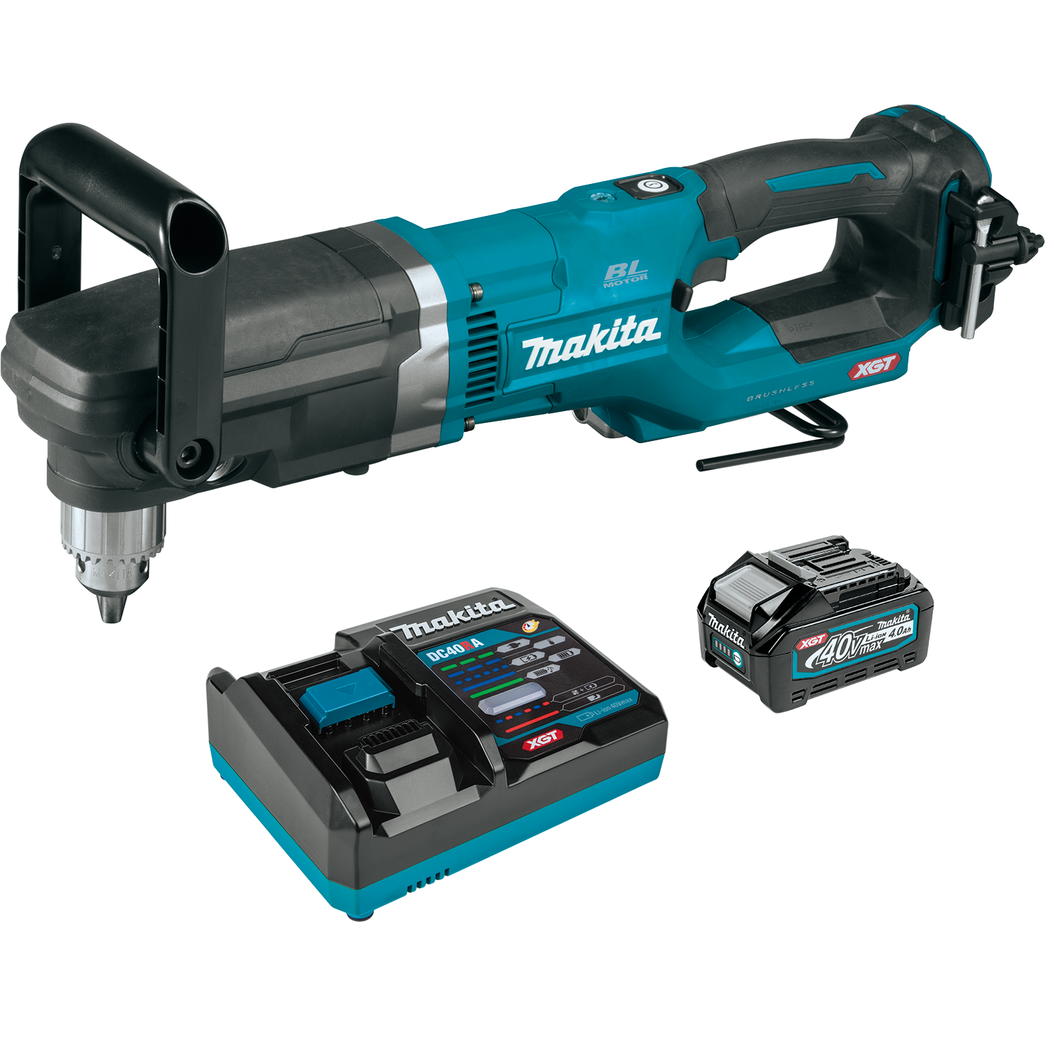 Makita 40V Max XGT Brushless Cordless 1/2 In. Right Angle Drill Kit - GAD01M1