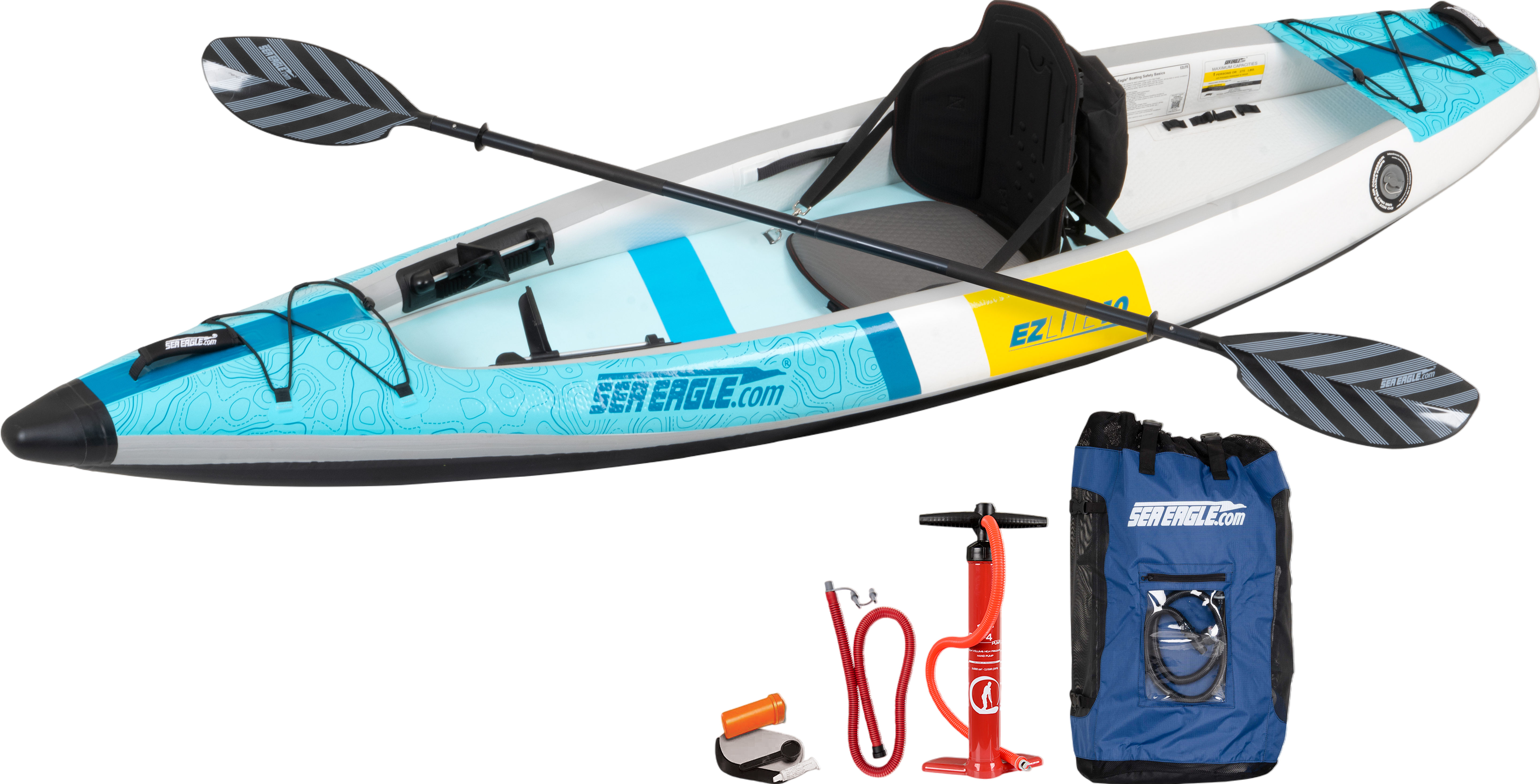 Sea Eagle EZLITE10K_P 10' EZLite10 Inflatable Kayak Pro Package New - EZLITE10K_P
