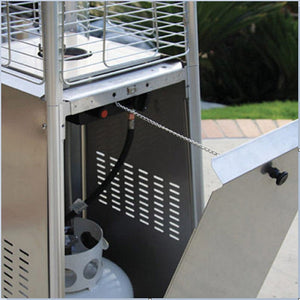 RESIDENTIAL STAINLESS STEEL GLASS TUBE PATIO HEATER-40000 BTUS AZ Patio Heaters