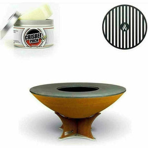 Arteflame 40" Corten Steel Fire Pit Grill Cooktop - Wood/Gas ArteFlame