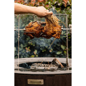 Arteflame 30" Rotisserie Kit - Cordless Motor, Stainless Steel ArteFlame