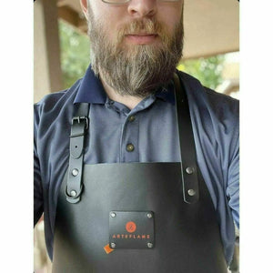Elevate Your Grilling Experience with Fine Leather Grill Aprons ArteFlame