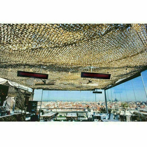 Bromic Platinum Smart-Heat 33" 2300W Electric Patio Heater - Stainless Steel Bromic Heating