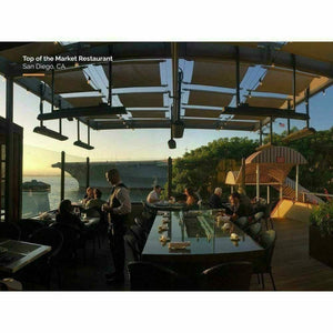 Bromic Tungsten 2000W Electric Patio Heater - Single Element Bromic Heating