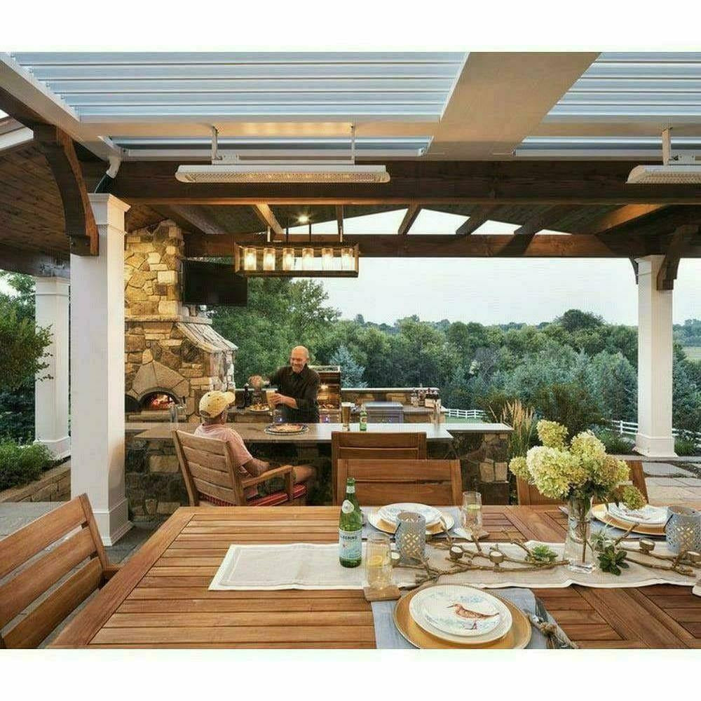 Tungsten - 6000 Watts Electric Double Element Heater - Mancave Backyard