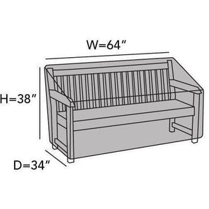 Outdoor Bench Cover - Prestige - Mancave Backyard