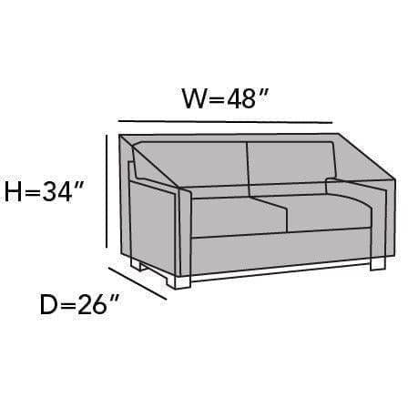 Outdoor Patio Sofa Cover - Prestige - Mancave Backyard