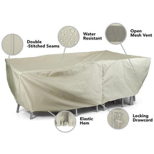 Rectangular Firepit/Chair Set Cover - Elite Coverstore