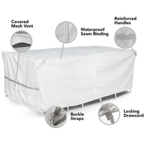 Rectangular Firepit/Chair Set Cover - Prestige Coverstore