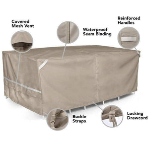 Rectangular Firepit/Chair Set Cover - Prestige Coverstore