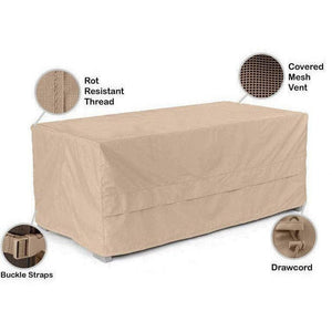 Rectangular Ottoman Cover - Ultima - Mancave Backyard
