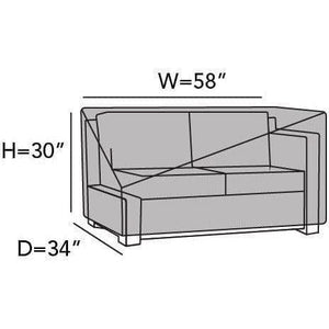 Right Arm Sectional Loveseat Cover - Ultima Coverstore