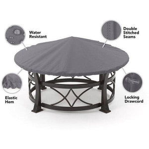 Round Fire Pit Top Cover - Elite Coverstore