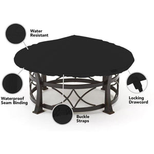 Round Fire Pit Top Cover - Prestige Coverstore