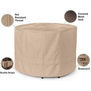 Round Ottoman Cover - Ultima Coverstore
