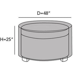 Round Ottoman Cover - Ultima Coverstore