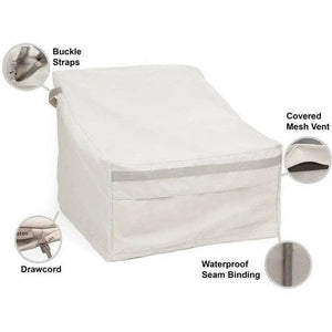 Sectional Armless Chair Cover - Prestige Coverstore