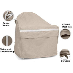 Square Adirondack Chair Cover - Prestige Coverstore