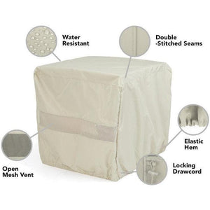 Square Fire Pit Cover - Elite - Mancave Backyard