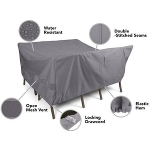 Square Firepit/Chair Set Cover - Elite Coverstore