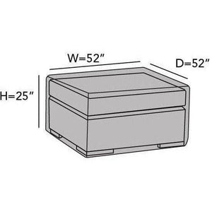 Square Ottoman Cover - Ultima Coverstore