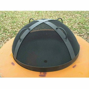 Fire Pit Art Fire Pit Cover Artisan Spark Guard - 27.5" (Fits Saturn fire pit)