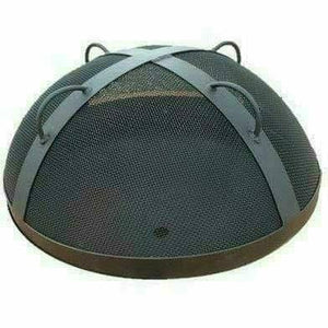 Stainless Steel Spark Guard 34.5" - MAGNUM Fire Pit Screen Fire Pit Art