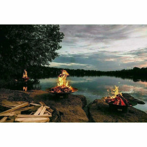 Fire Pit Art Asia 36" Carbon Steel Fire Pit Fire Pit Art