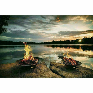 Fire Pit Art Asia 48" Carbon Steel Fire Pit Fire Pit Art