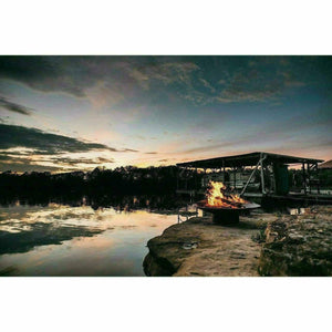 Fire Pit Art Asia 48" Carbon Steel Fire Pit Fire Pit Art