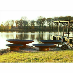 Fire Pit Art Asia 60" Carbon Steel Fire Pit Fire Pit Art