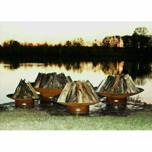 Fire Pit Art Asia 72" Carbon Steel Fire Pit Fire Pit Art