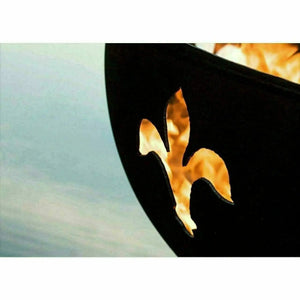 Fire Pit Art Fleur de Lis Fire Pit Art