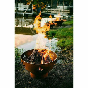 Fire Pit Art Fleur de Lis Fire Pit Art