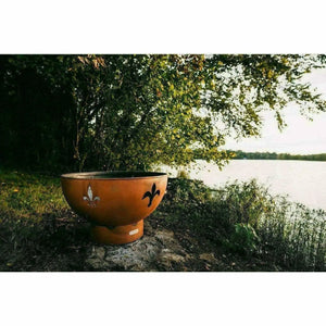 Fire Pit Art Fleur de Lis Fire Pit Art
