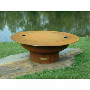 Fire Pit Art Saturn w/lid Fire Pit Art