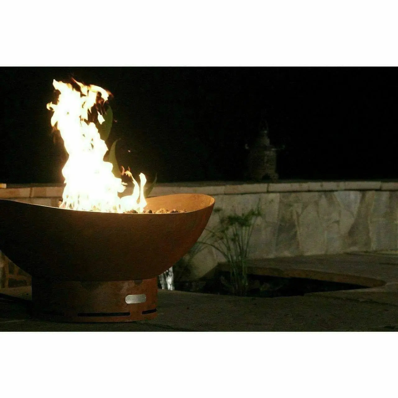 Fire Pit Art Scallops Tidal Fire Pit Art