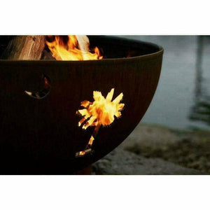 Fire Pit Art Tropical Moon Wood Fire Pit Fire Pit Art