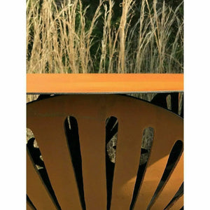 Steel Table Top - 43" (does not include fire pit) Fire Pit Art