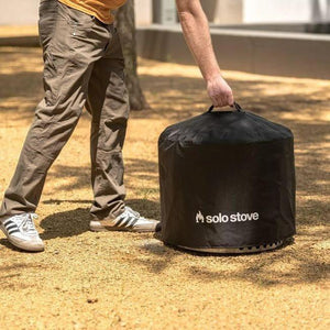 Bonfire Fire Pit Shelter Cover - Waterproof PVC Aluminum Frame 22" Solo Stove