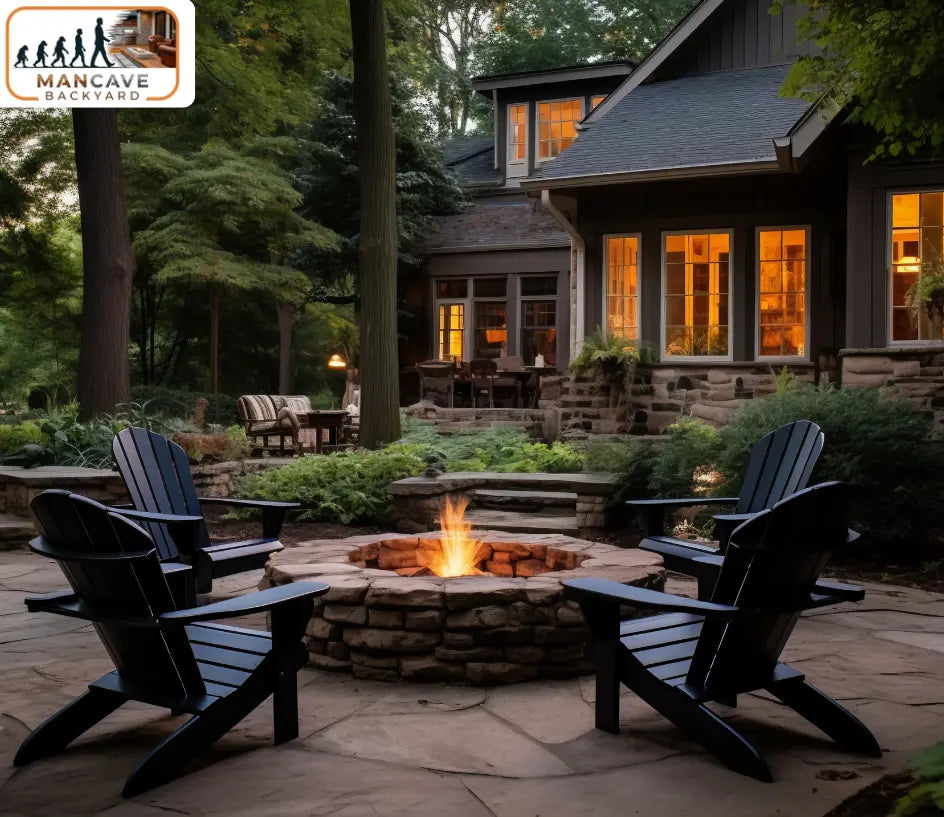 Cozy-Evenings-Made-Simple-Backyard-Fire-Pit-Ideas-Landscaping-for-Every-Space Mancave Backyard
