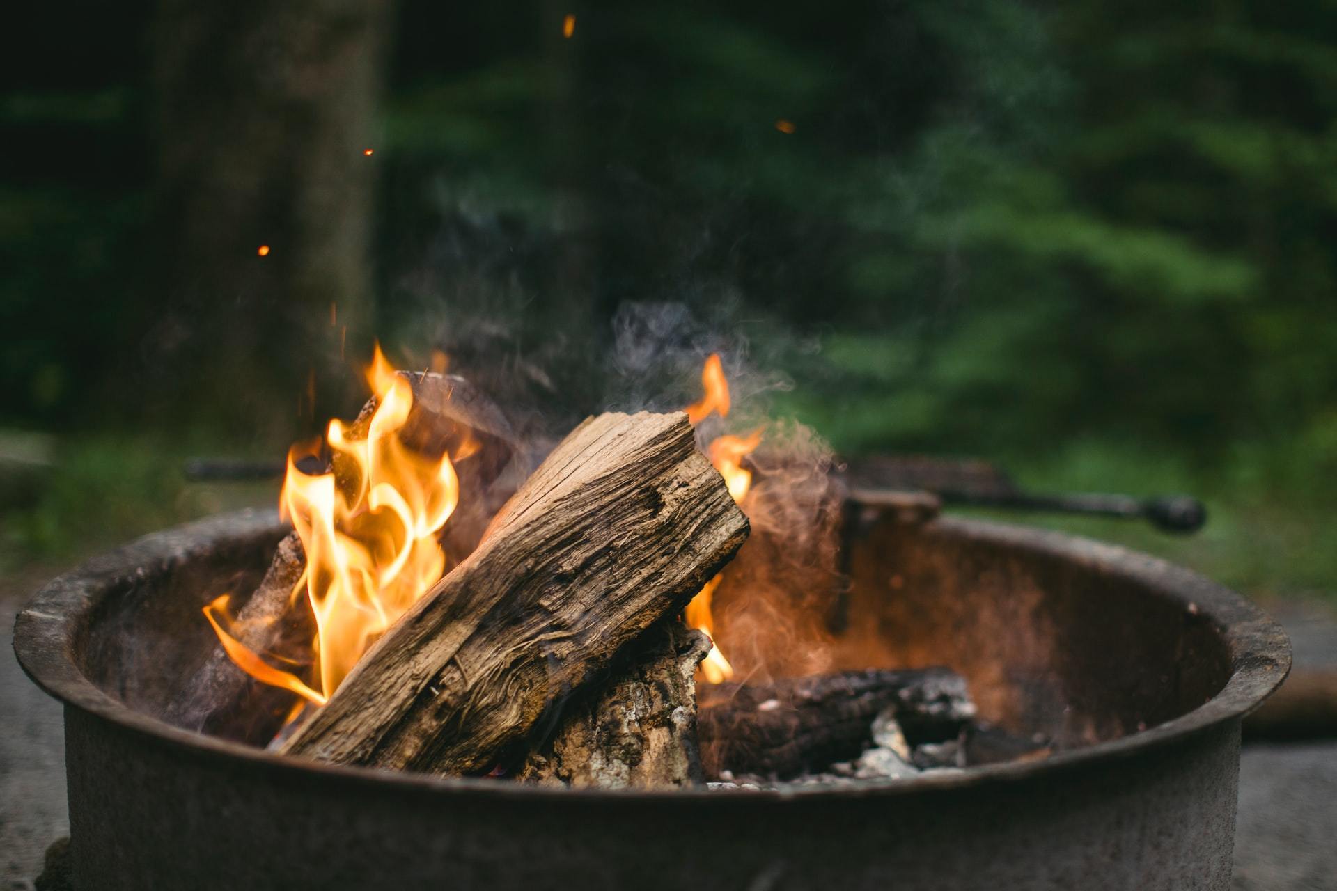 Selecting wood for fire pits