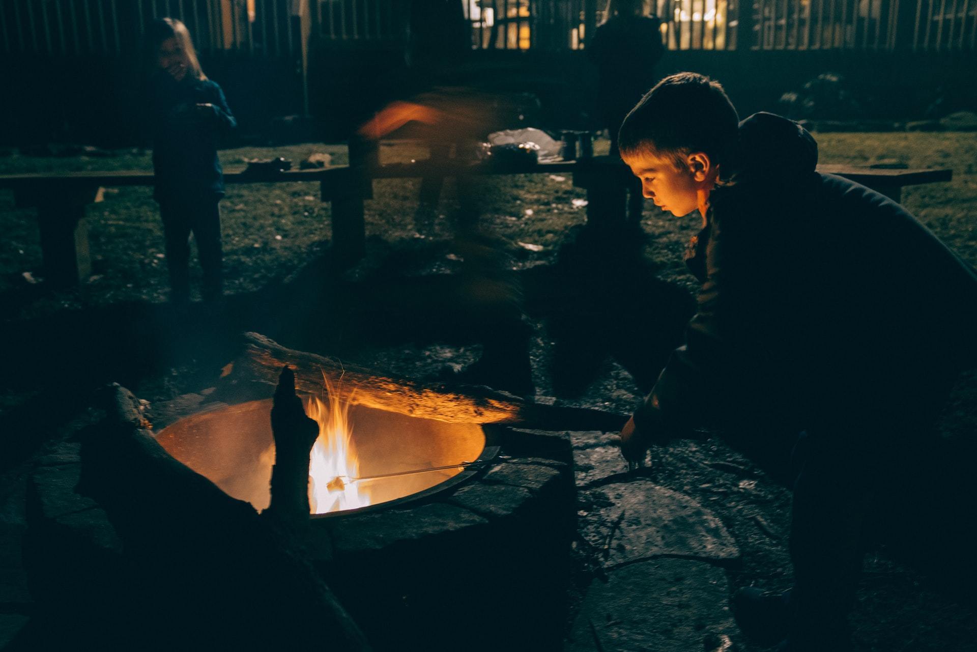 Keeping Kids Safe Around the Fire Pit - Mancave Backyard