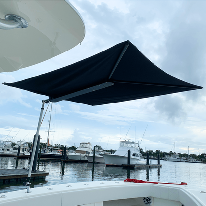 TACO Marine ShadeFin with Black Fabric, Bag & Fixed Mount Kit - T10-3000-4