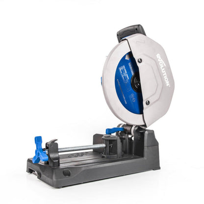 EVOLUTION Metal Cutting Chop Saw w/ 14" Mild Steel Blade (15" Blade Can Be Fitted) - S380CPS