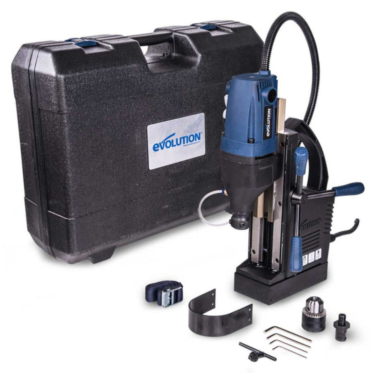 EVOLUTION 1-1/8" Magnetic Drill w/ Carry Case - S28MAG