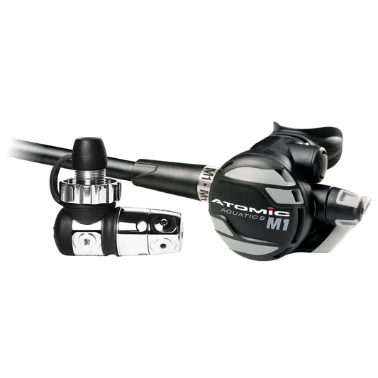 Zeagle Atomic Aquatics M1 Testers Choice 1st & 2nd Stage Regulator - Zeagle Atomic Aquatics Ti2 Second Stage Octo & Primary 2nd Options - REG78 OCTO YEL