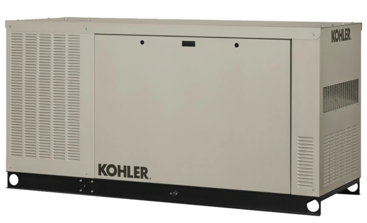 Kohler  60KW 120/240V Single Phase Standby Generator with Block Heater New - 60RCLB-QS51