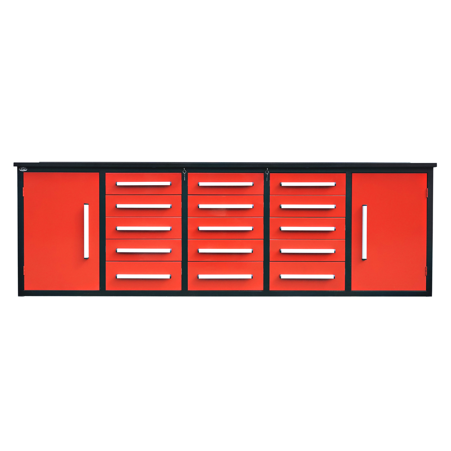 Chery Industrial [BARGAIN] 10ft Storage Cabinet with 15 Drawers & 2 Cabinets - A_WW000179