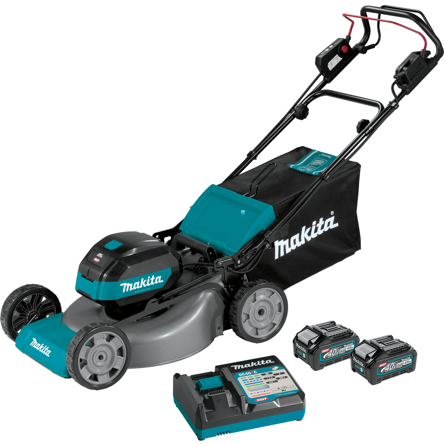 Makita 40V max XGT Brushless 21 In. Self-Propelled Commercial Lawn Mower Kit & FREE Makita GRU01M1 - GML01SM